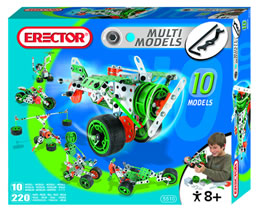 10 Model Set - Green Airplane