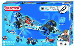 20 Model Set &ndash; Blue Dragster